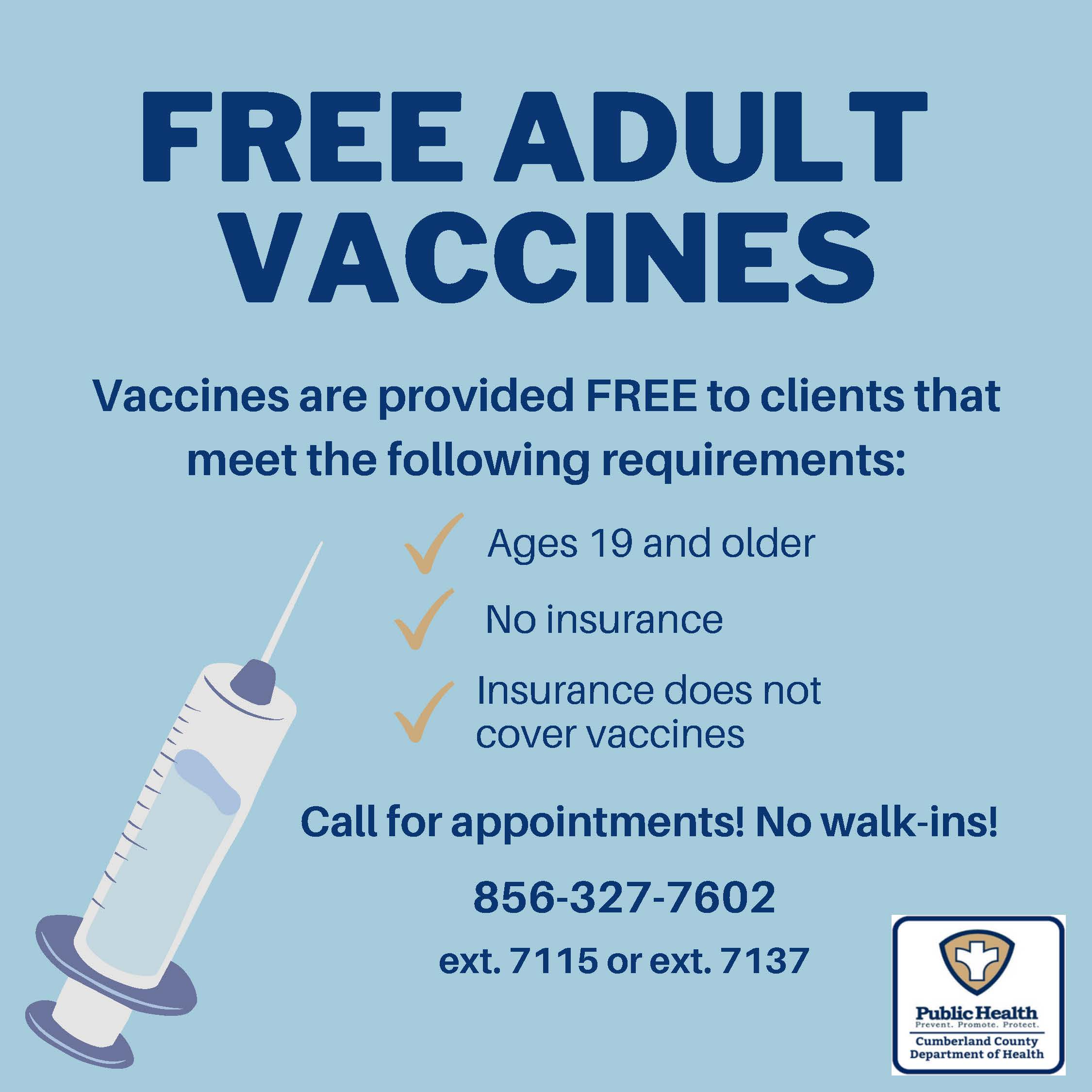adult vaccines